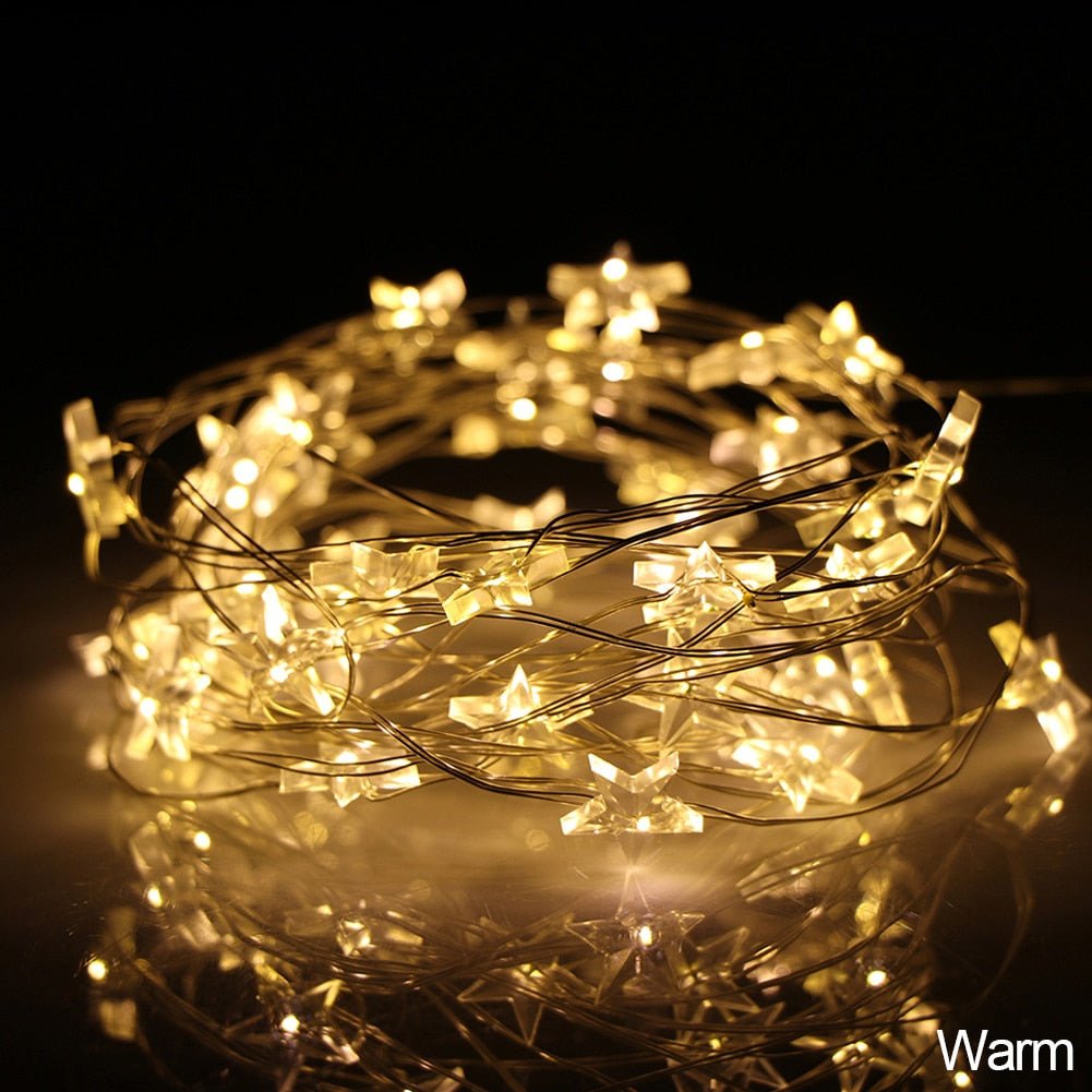 Star Aesthetic Copper String Light - DormVibes