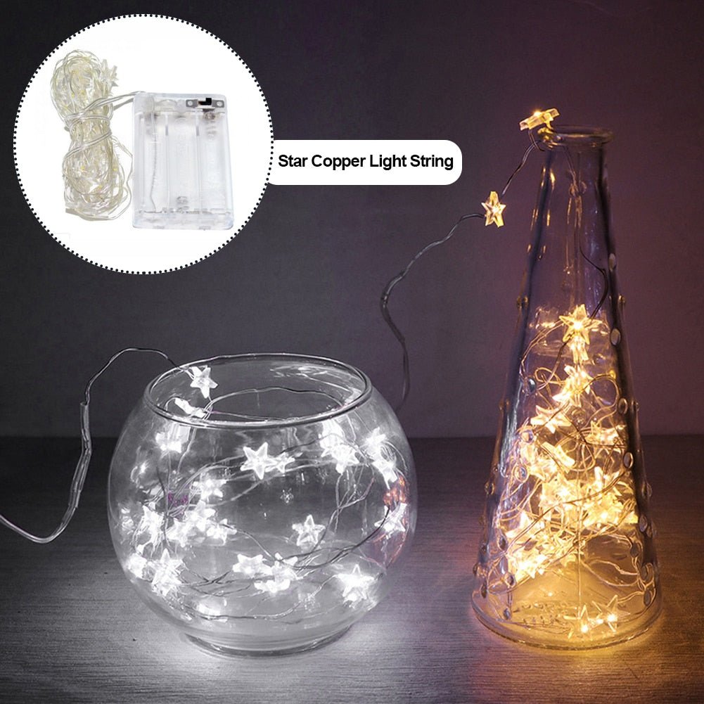 Star Aesthetic Copper String Light - DormVibes