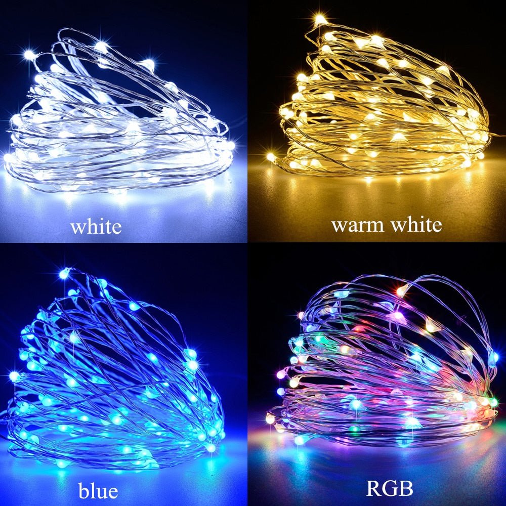 LE 5V 33ft 100 LEDs RGB LED Rope Lights Dimmable