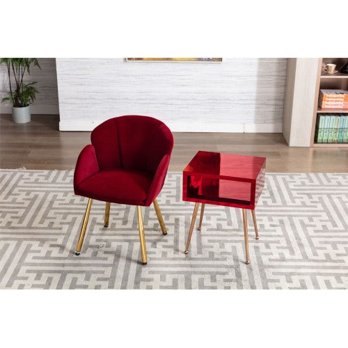 Stylish Acrylic Mirror Side Table - DormVibes