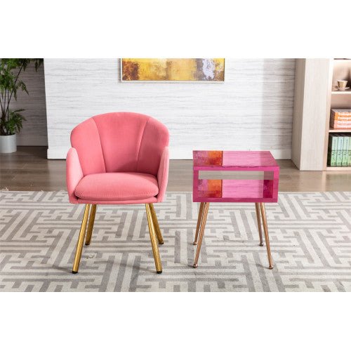 Stylish Acrylic Mirror Side Table - DormVibes