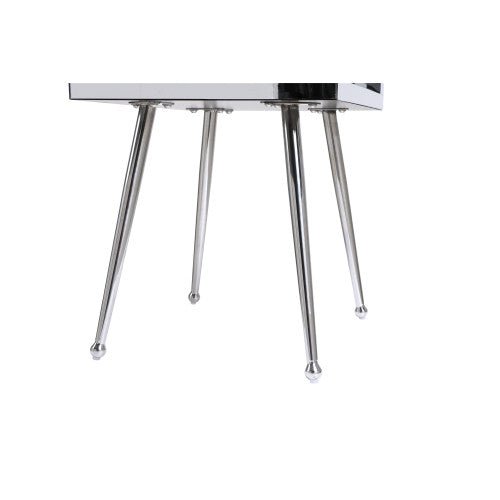 Stylish Acrylic Mirror Side Table - DormVibes