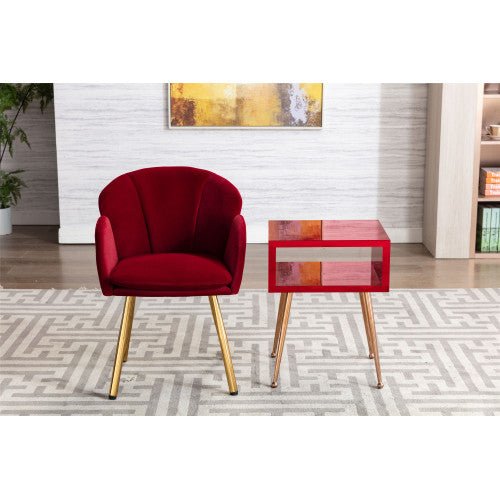 Stylish Acrylic Mirror Side Table - DormVibes