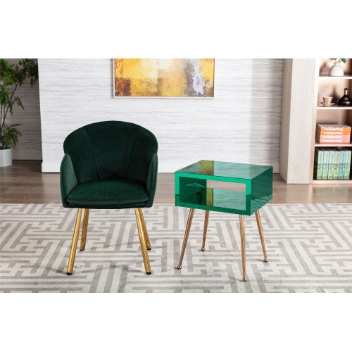 Stylish Acrylic Mirror Side Table - DormVibes
