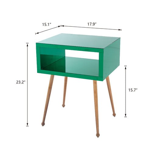 Stylish Acrylic Mirror Side Table - DormVibes