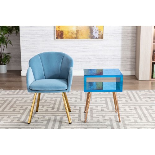 Stylish Acrylic Mirror Side Table - DormVibes