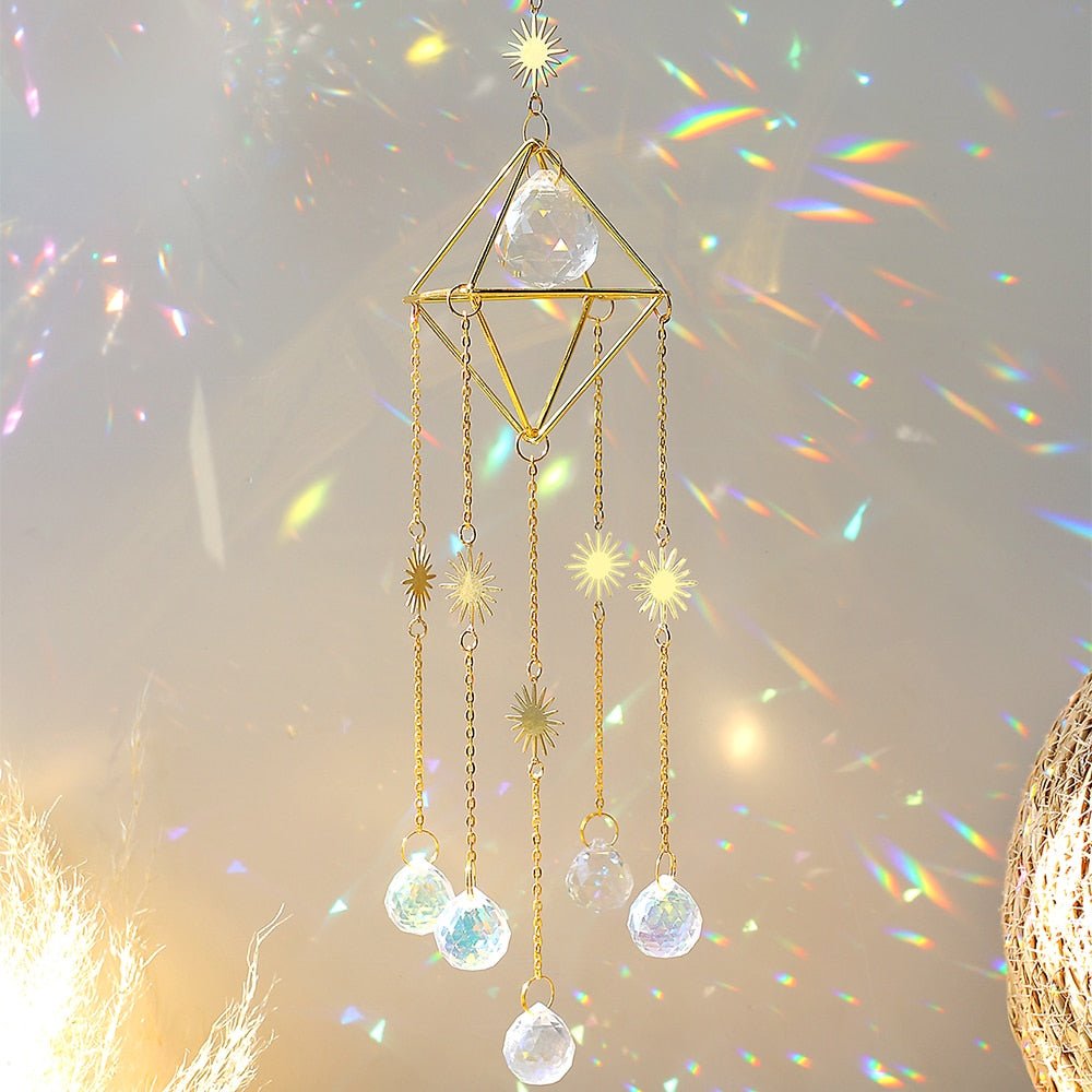 Suncatcher Crystal Glass Prism - DormVibes