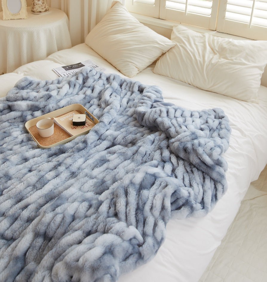 Super Soft Ruched Blanket - DormVibes