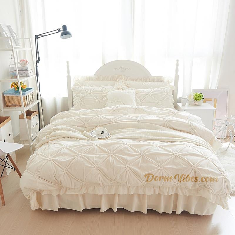 Super Soft Ruffled Bed Set - DormVibes