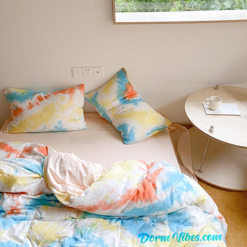 Tie Dyed Bed Set - DormVibes