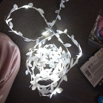 Tiny Leaf LED Fairy String Lights - DormVibes