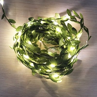 Tiny Leaf LED Fairy String Lights - DormVibes