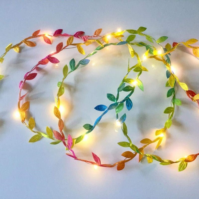 Tiny Leaf LED Fairy String Lights - DormVibes