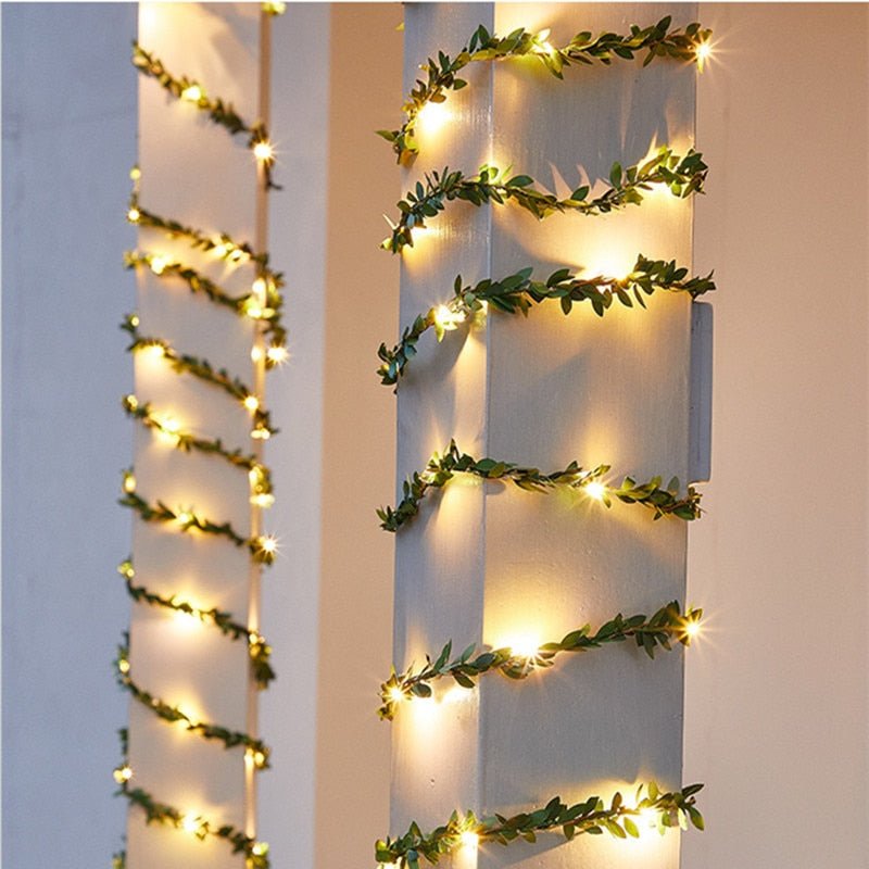 Tiny Leaf LED Fairy String Lights - DormVibes