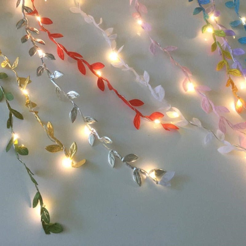 Tiny Leaf LED Fairy String Lights - DormVibes