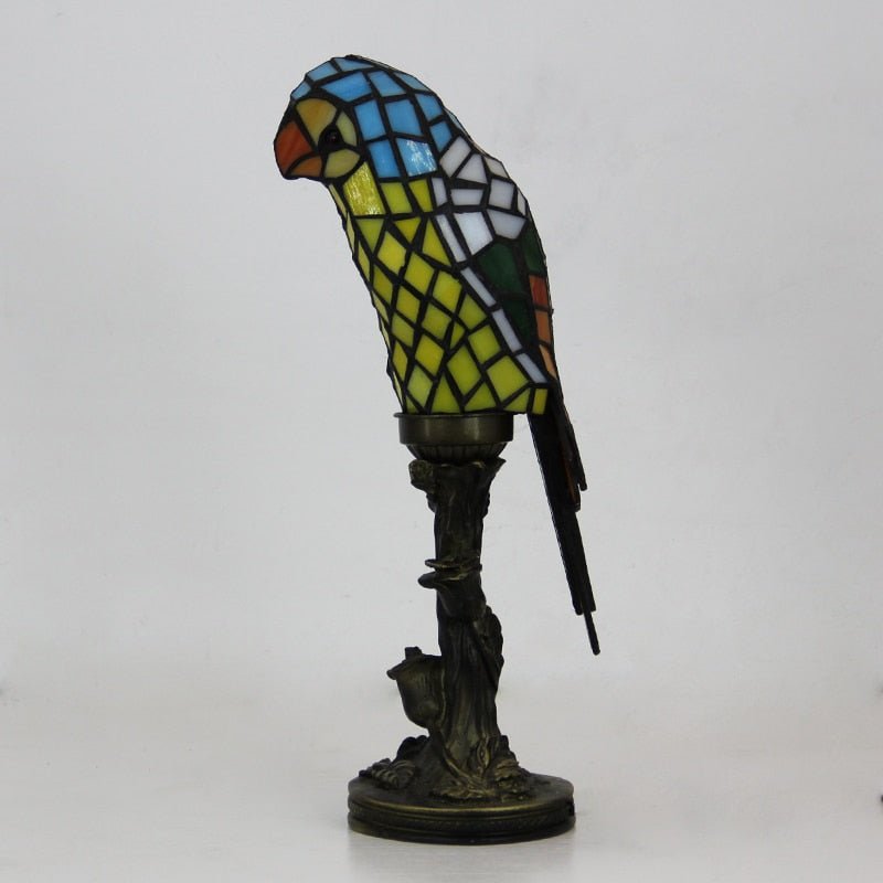 "Tropical Paradise" Tall Birds Parrot Tree Table Lamp - DormVibes