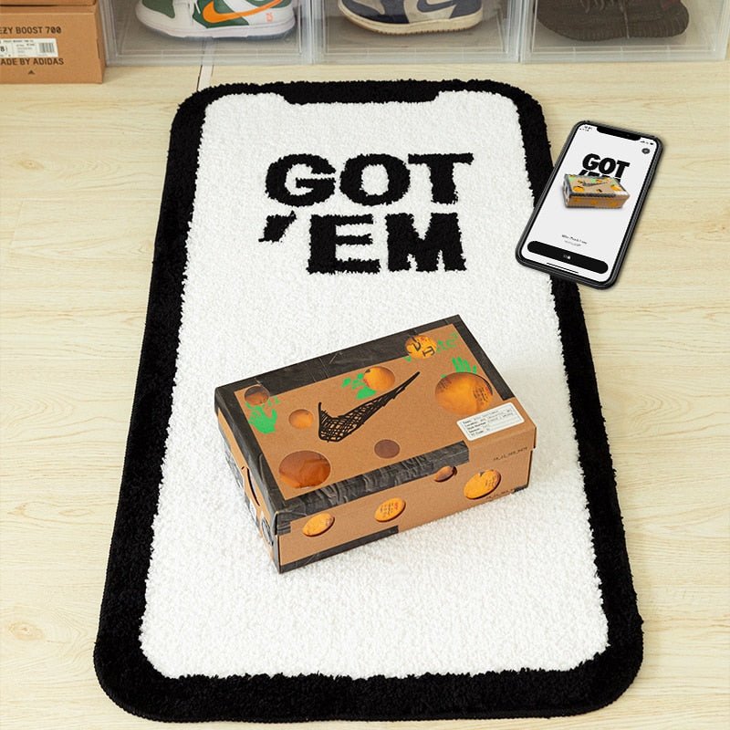 Tufting Got EM Custom Handmade Rug – Kids' Bedroom Floor Foot Pad, Aesthetic Home Room Decor, Winter Warm Corridor Carpet - DormVibes