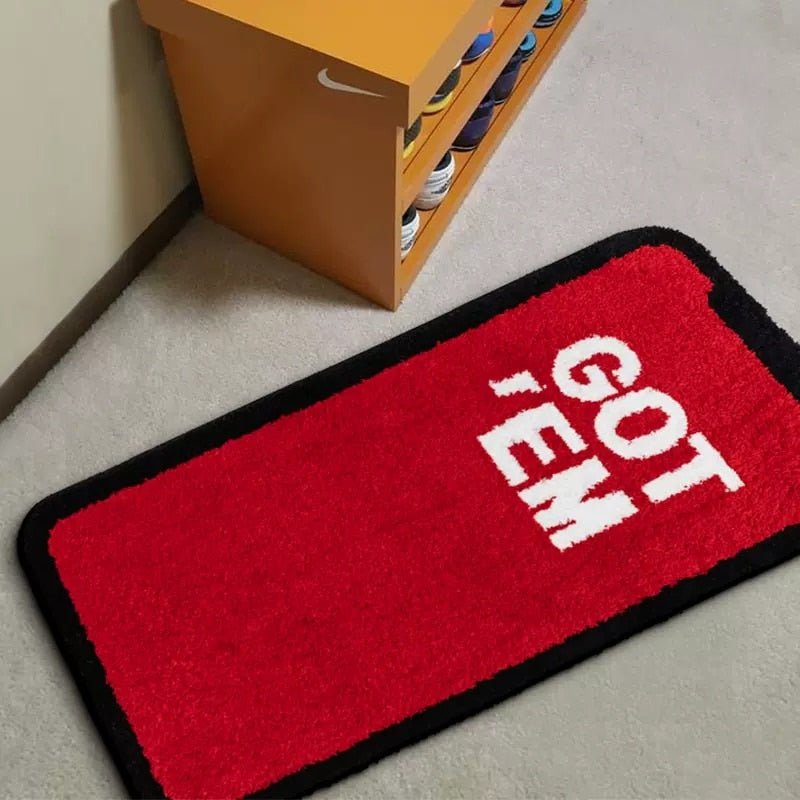 Tufting Got EM Custom Handmade Rug – Kids' Bedroom Floor Foot Pad, Aesthetic Home Room Decor, Winter Warm Corridor Carpet - DormVibes