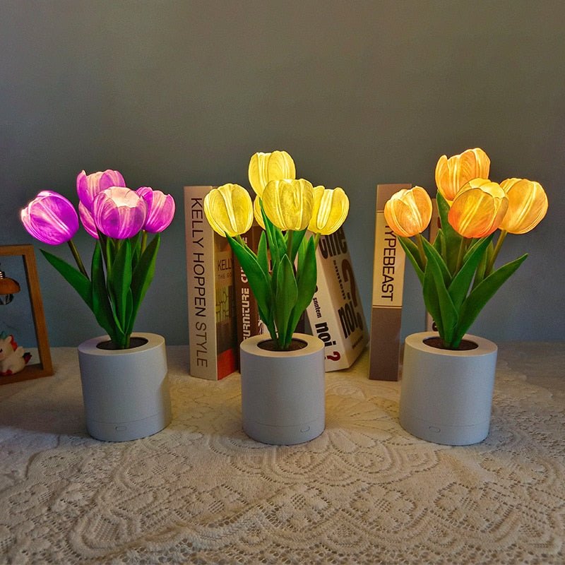 Tulip Night Lights Flower Lamp - DormVibes