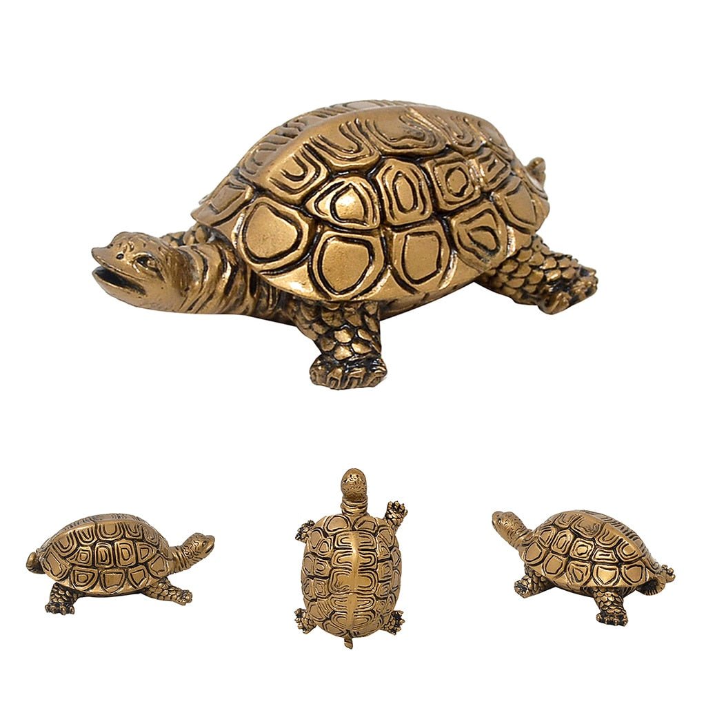 Turtle Tortoise Figurine Statue Resin Desk Ornament - DormVibes