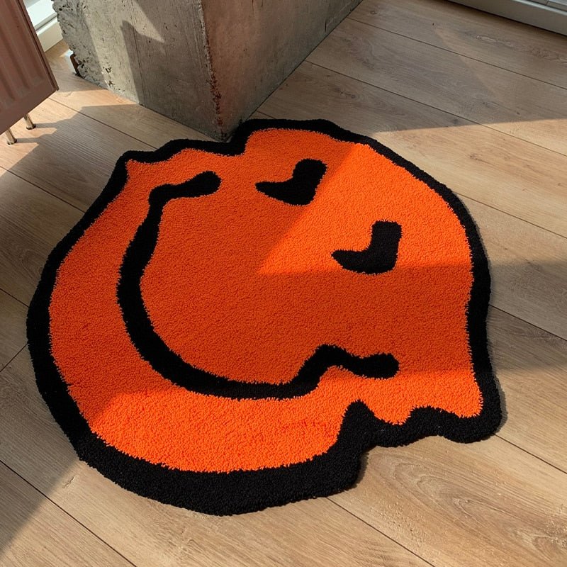 Twisted Smile Plush Carpet Rug - Handmade Softness for Luxurious Room Decor - DormVibes