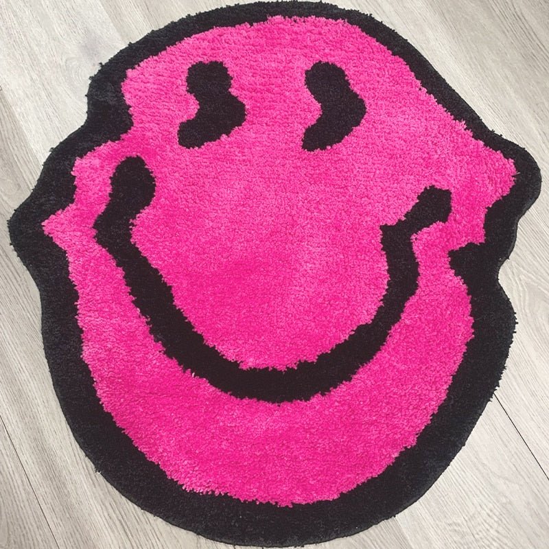 Twisted Smile Plush Carpet Rug - Handmade Softness for Luxurious Room Decor - DormVibes