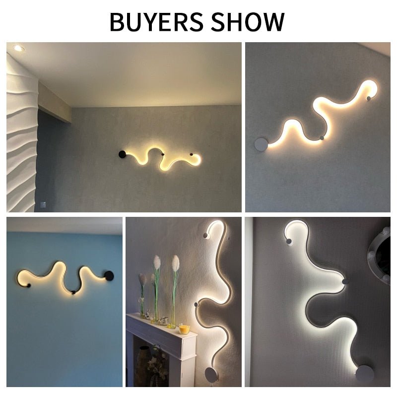 Vibe Modern Acrylic Wall Lamps - DormVibes