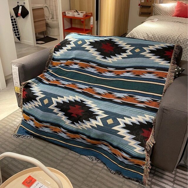 Vintage best sale bed throw