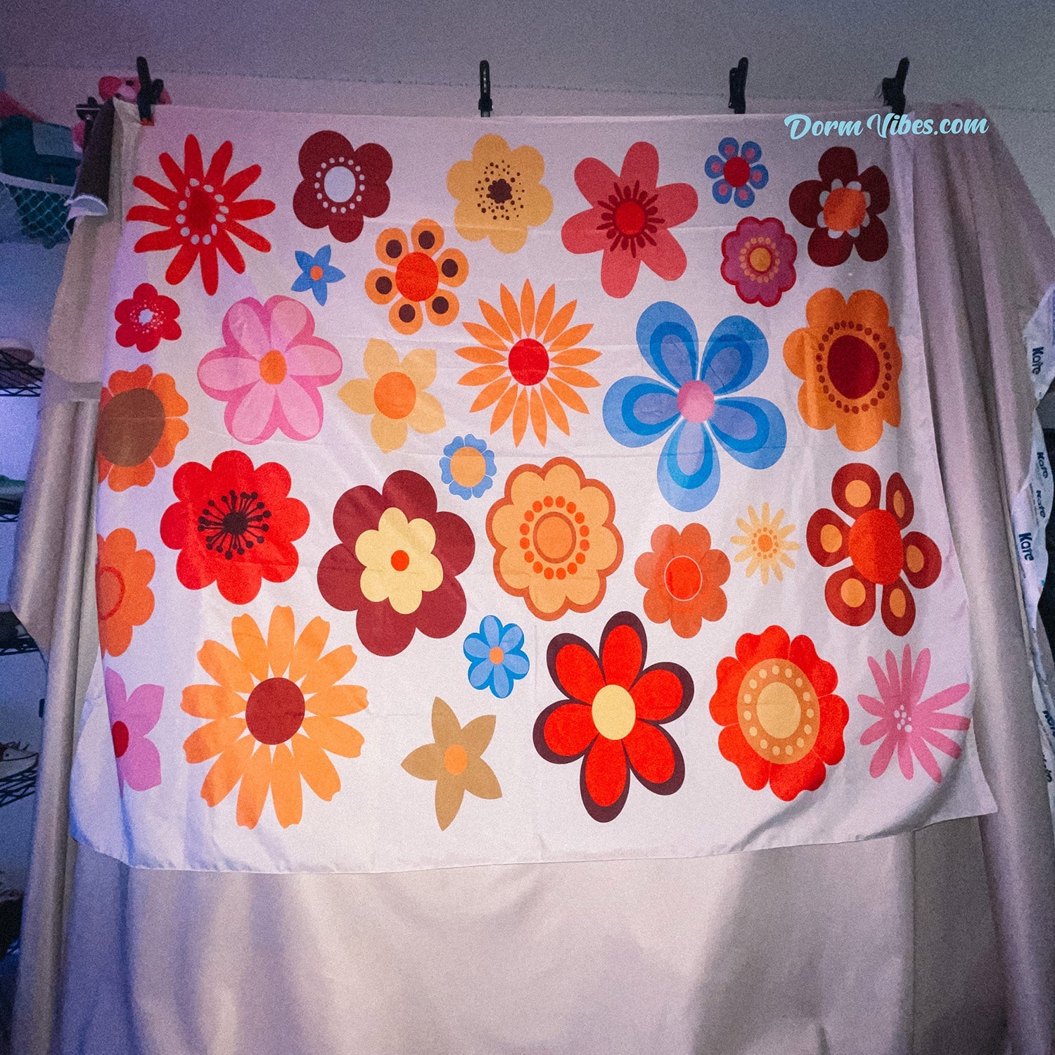 Vintage floral tapestry sales