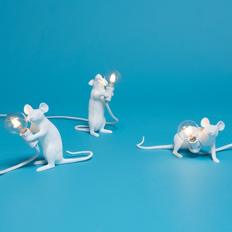 Vintage Mouse LED Table Lamp – DormVibes