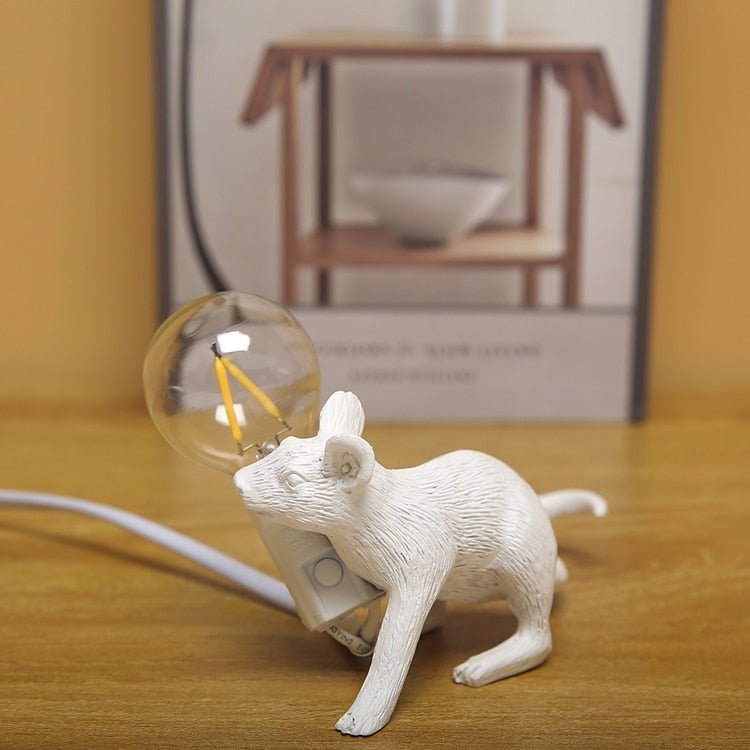 Vintage Mouse LED Table Lamp - DormVibes