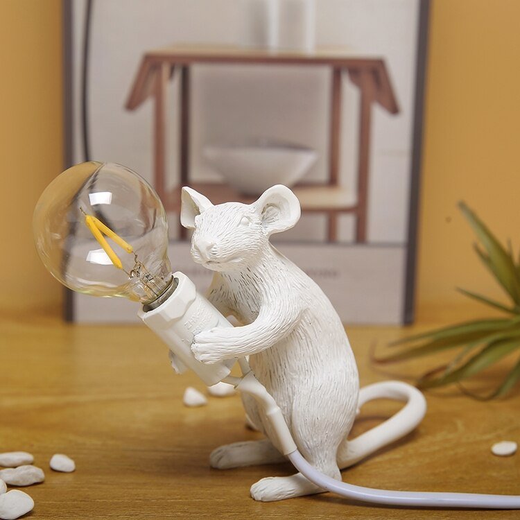 Vintage Mouse LED Table Lamp – DormVibes