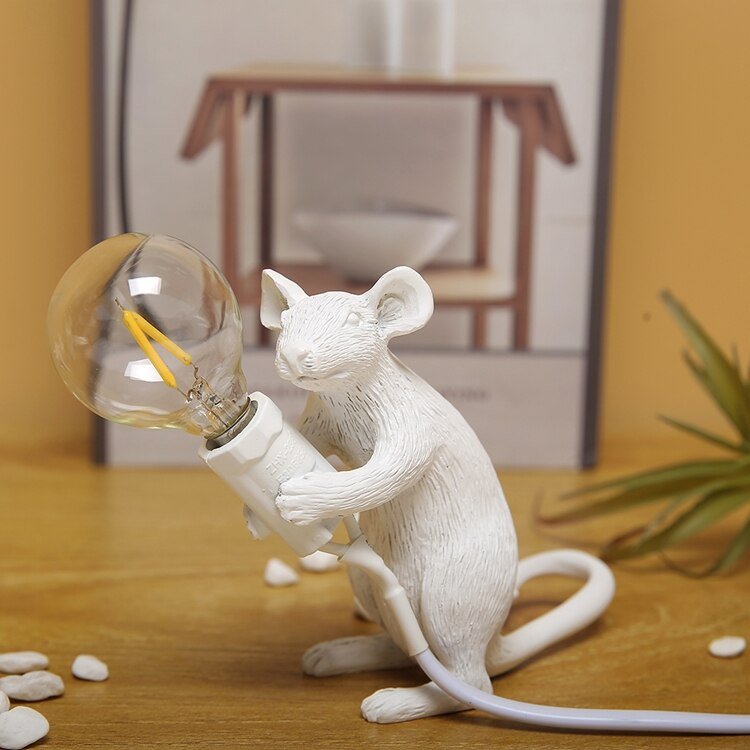 Vintage Mouse LED Table Lamp - DormVibes