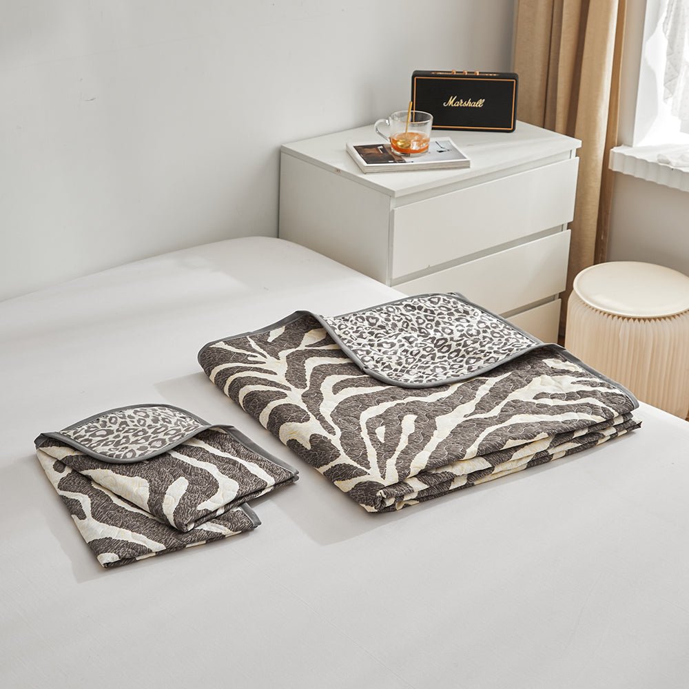 Zebra Bedspread Set - DormVibes